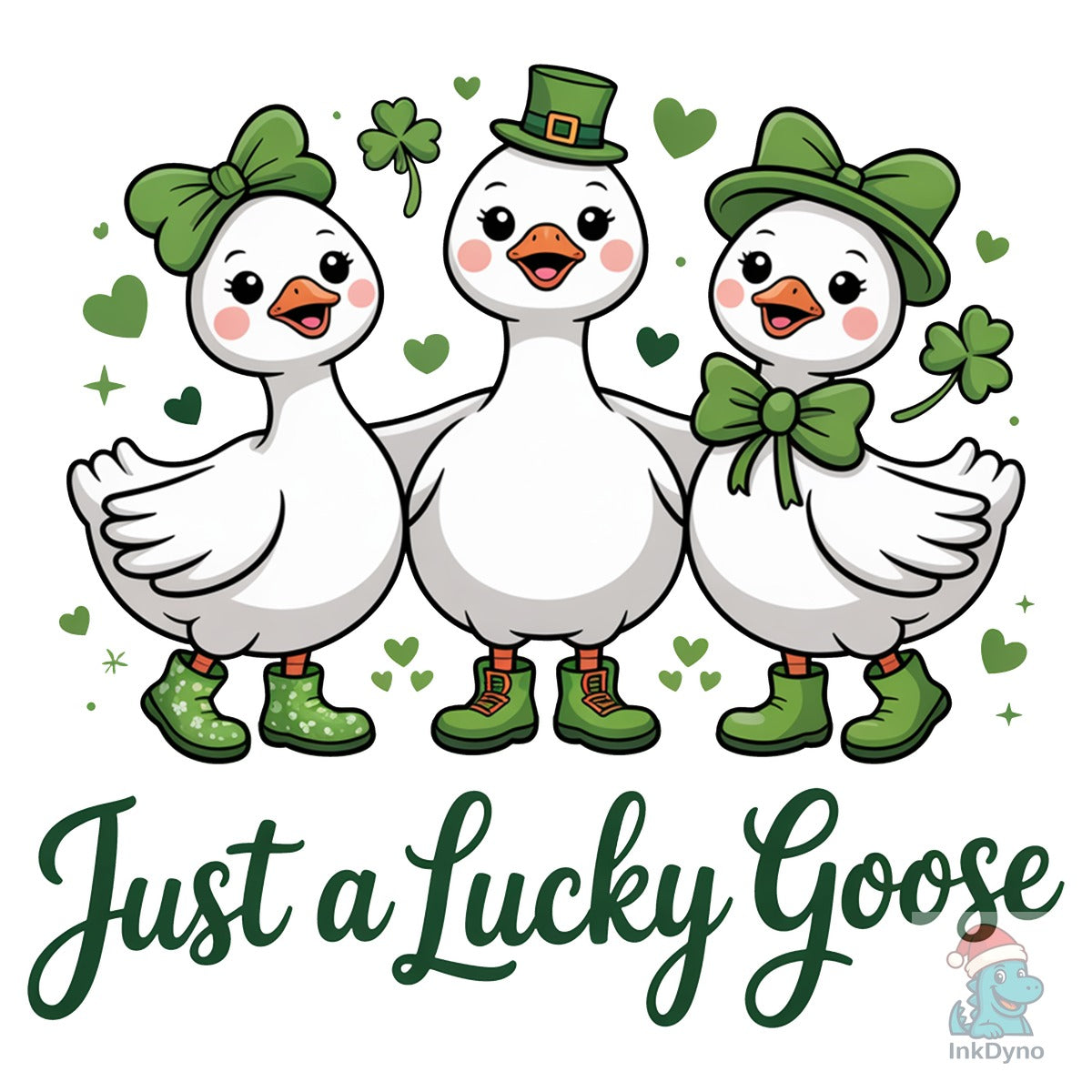 Funny Just a Lucky Goose St Patricks