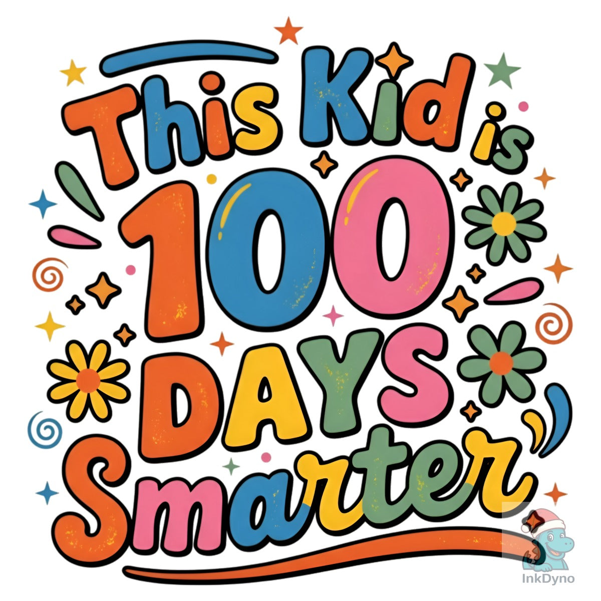 This Kid is 100 Days Smarter Design
