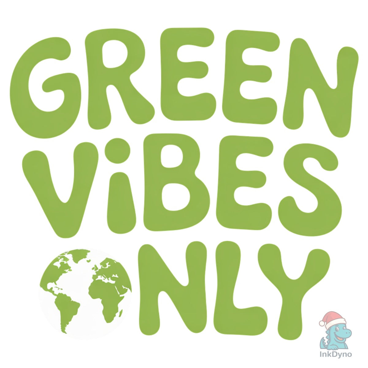 Green Vibes Only Earth Day Shirt