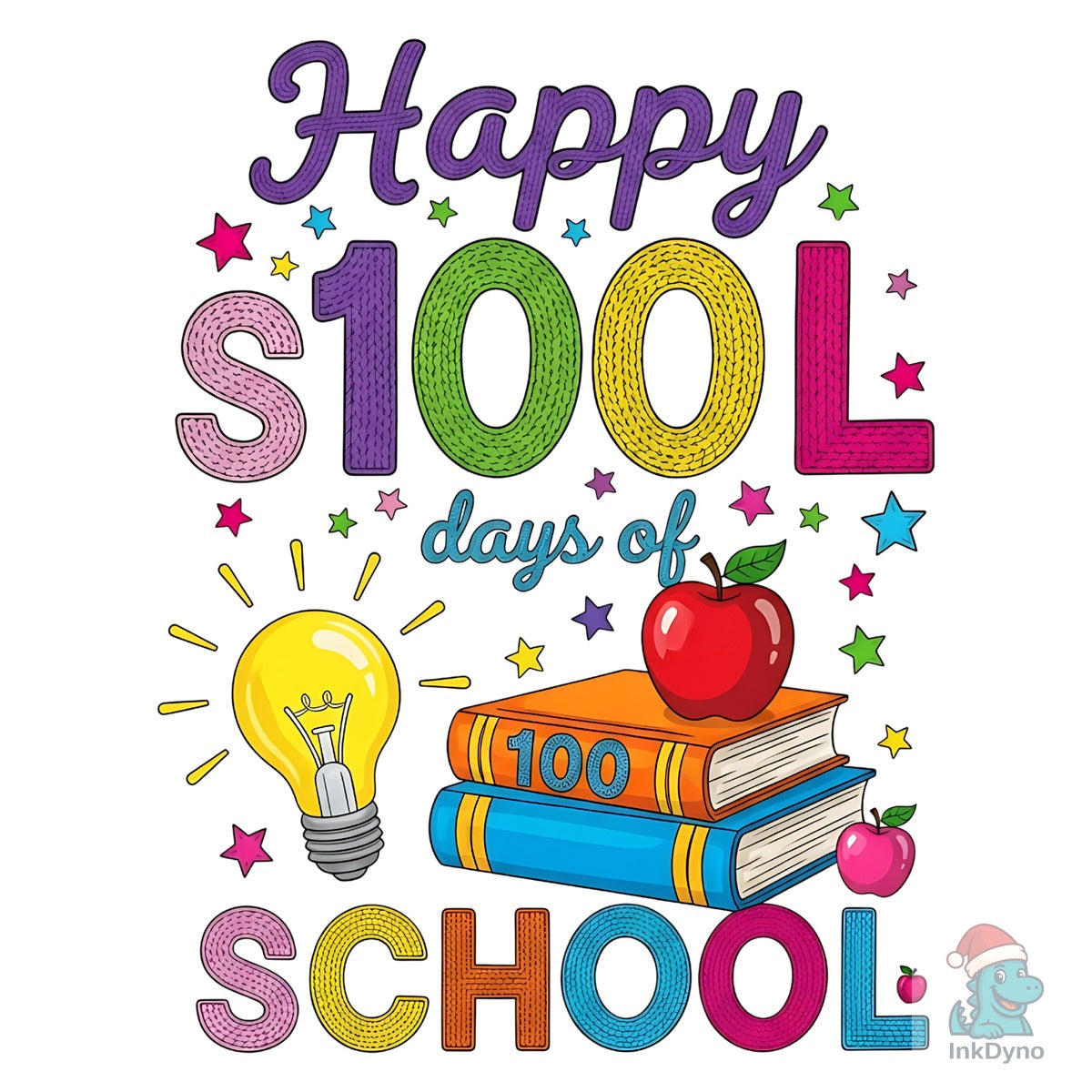 Happy S100L Days of School Color