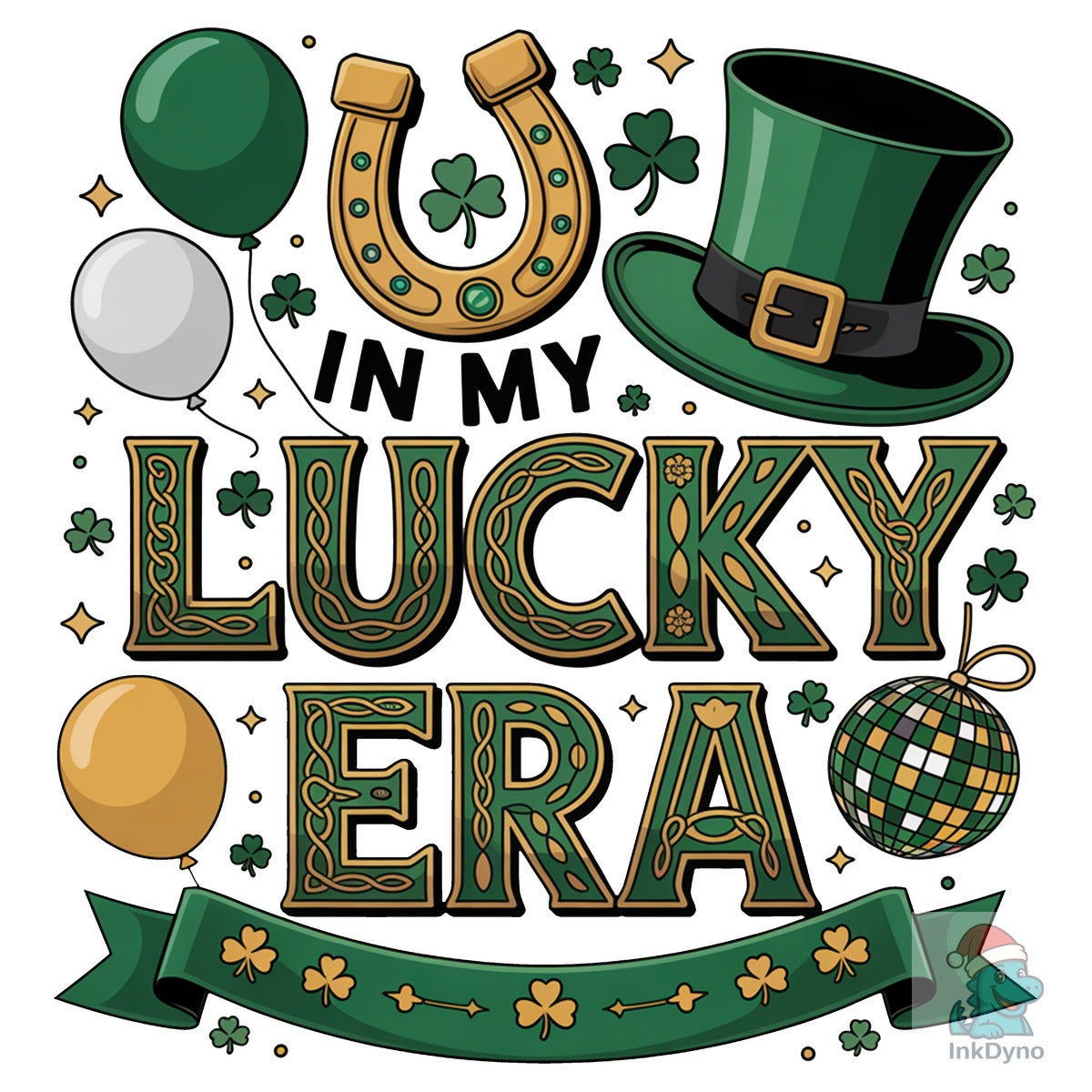 St. Patricks Day Shamrock Preppy