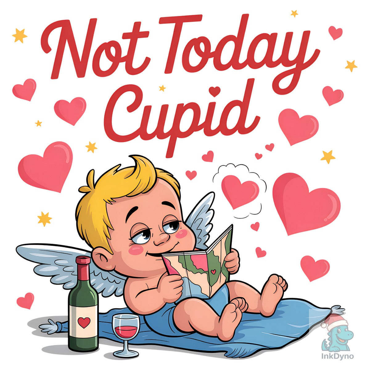 Not Today Cupid Sassy Valentine