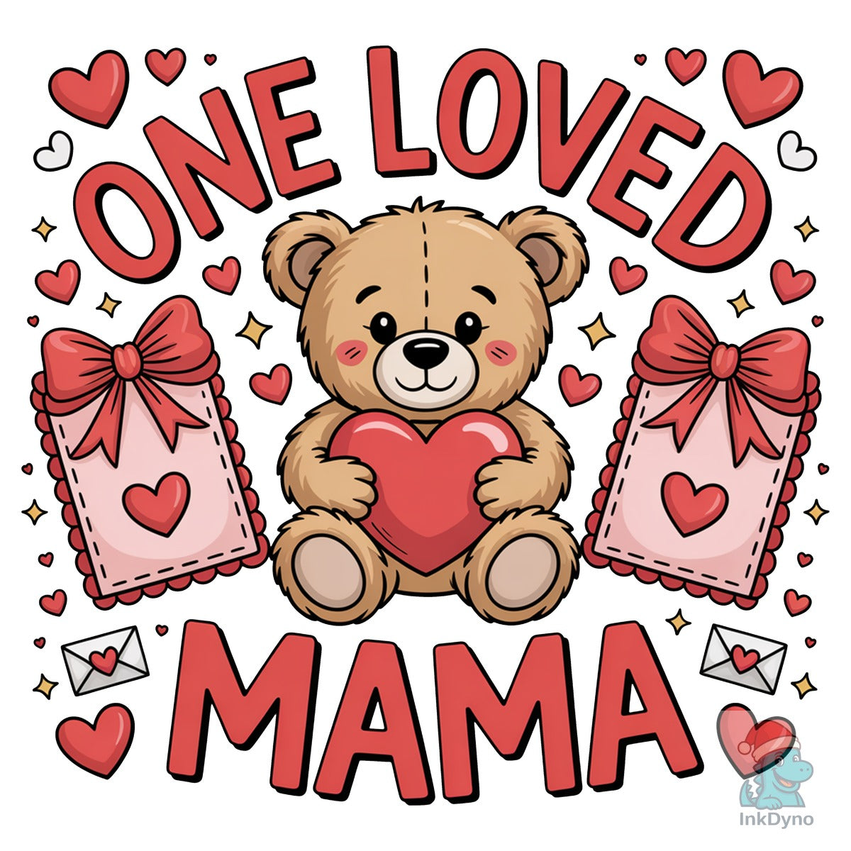 One Loved Mama Cute Teddy Bear