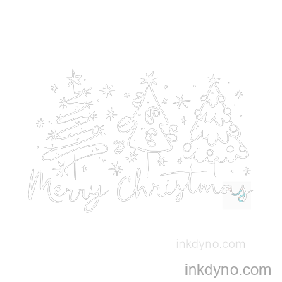 20012666 - Merry DTF Transfer – Ready to Press (Christmas)