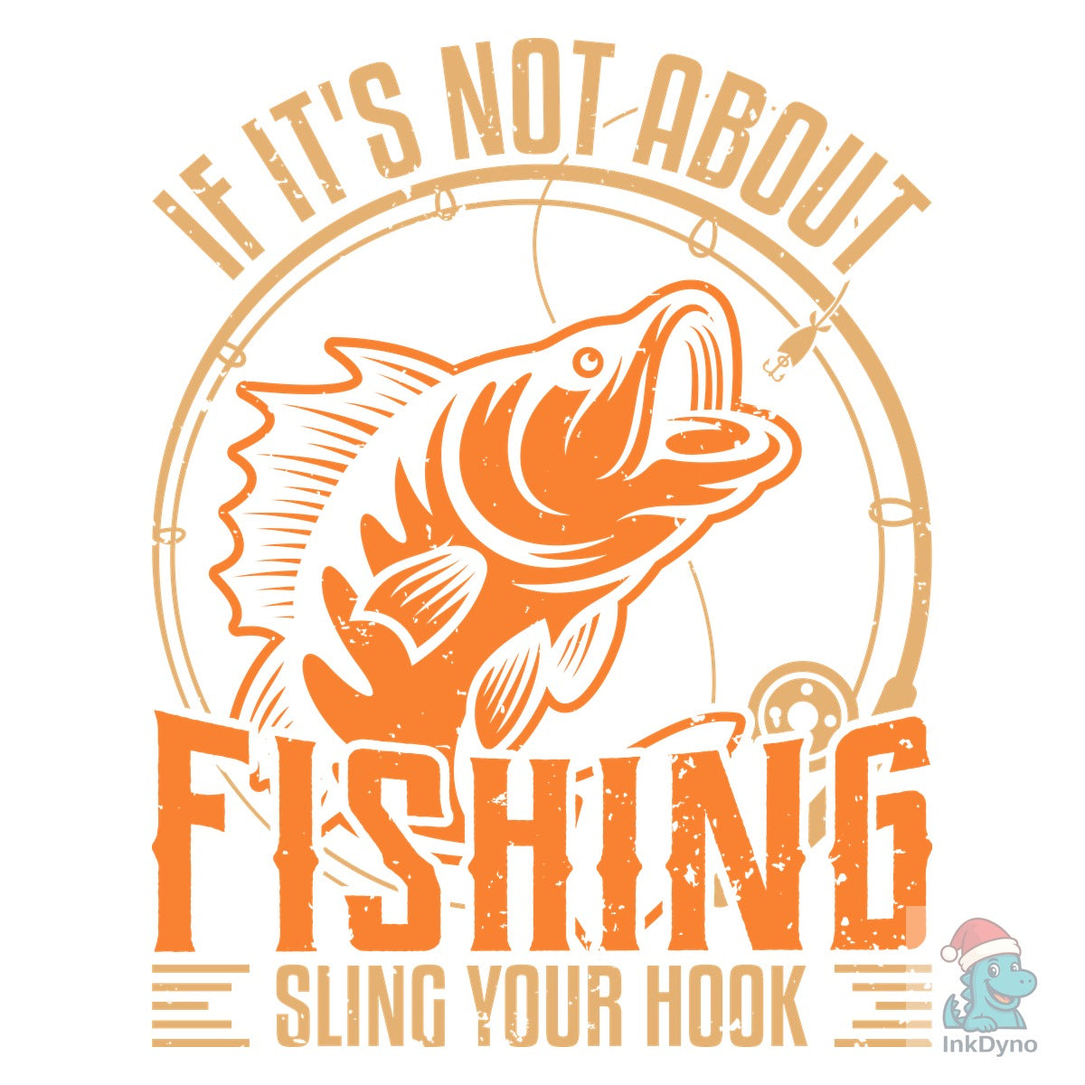 Serious Fishing Attitude Graphic T-shirt