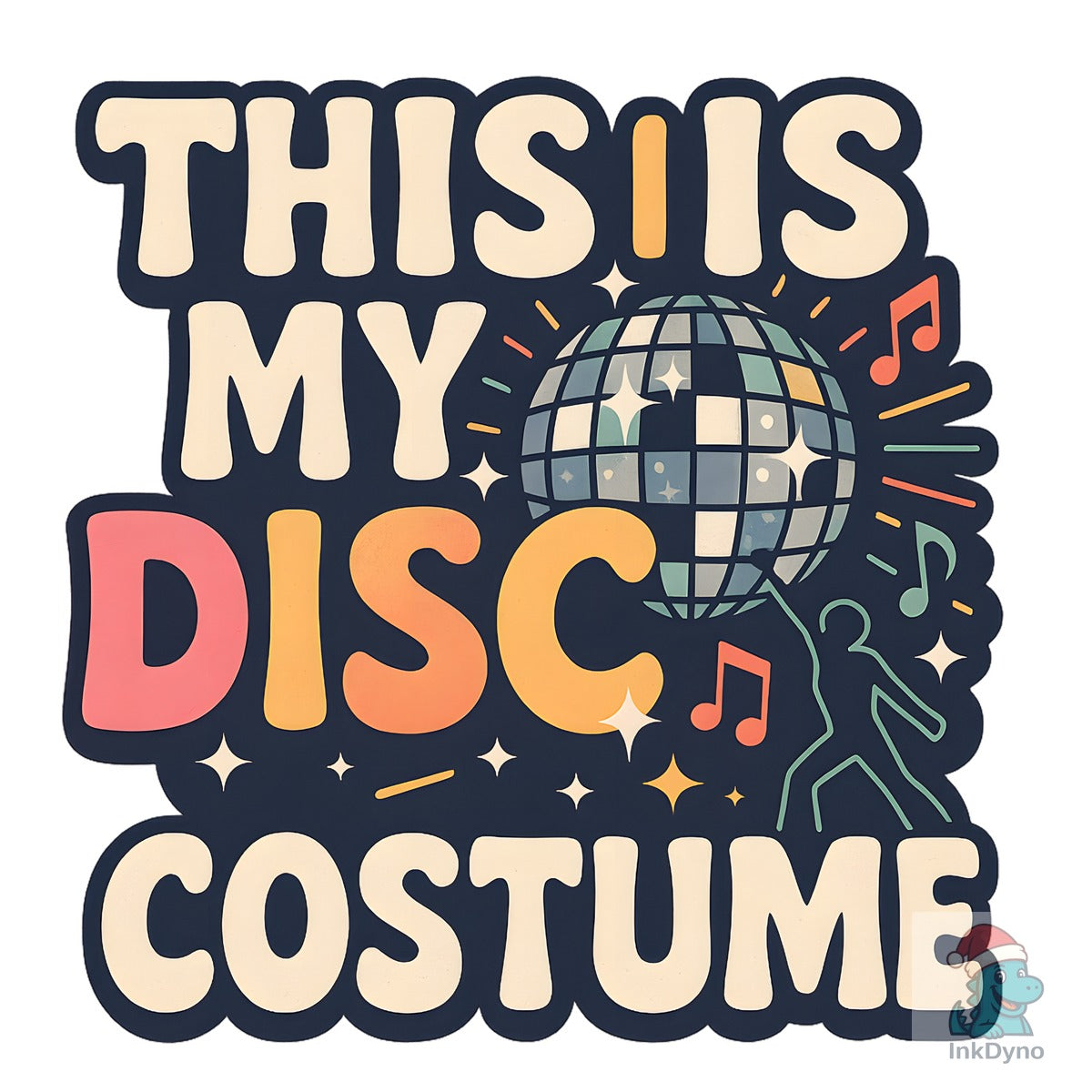 This is My Disc Costume 70s Retro Shirt