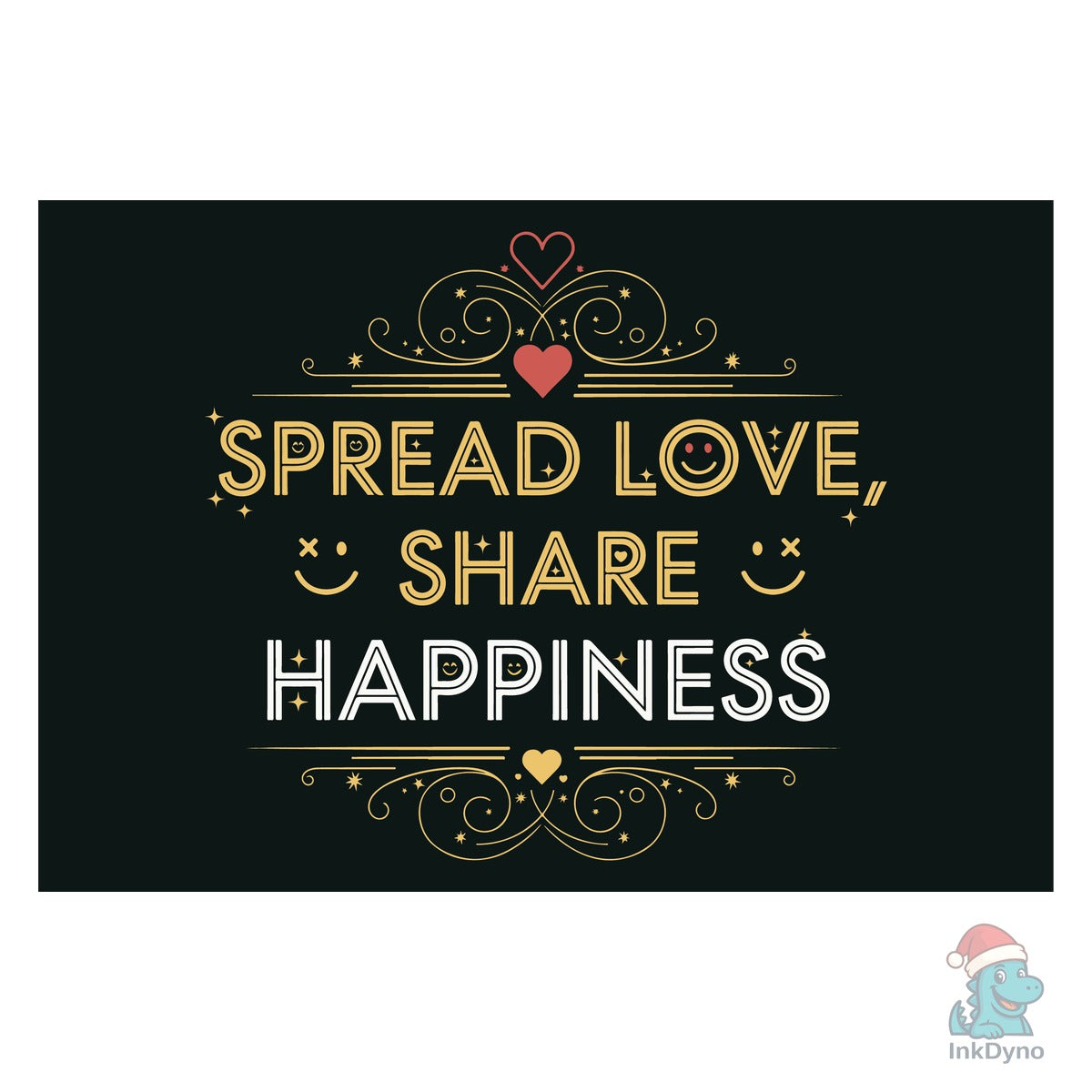 The "Spread Love Share Happiness" Retro