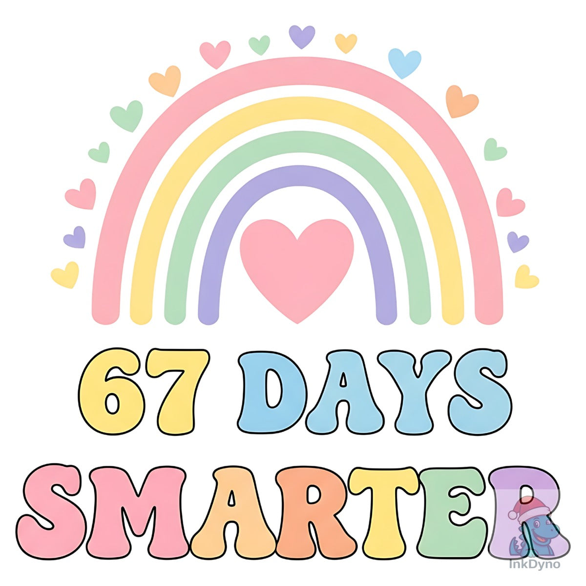 67 Days Smarter Rainbow