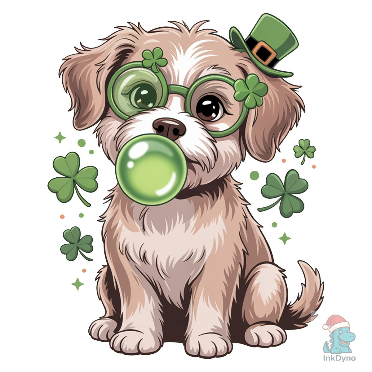 St Patricks Day Dog Dog Bubble Gum