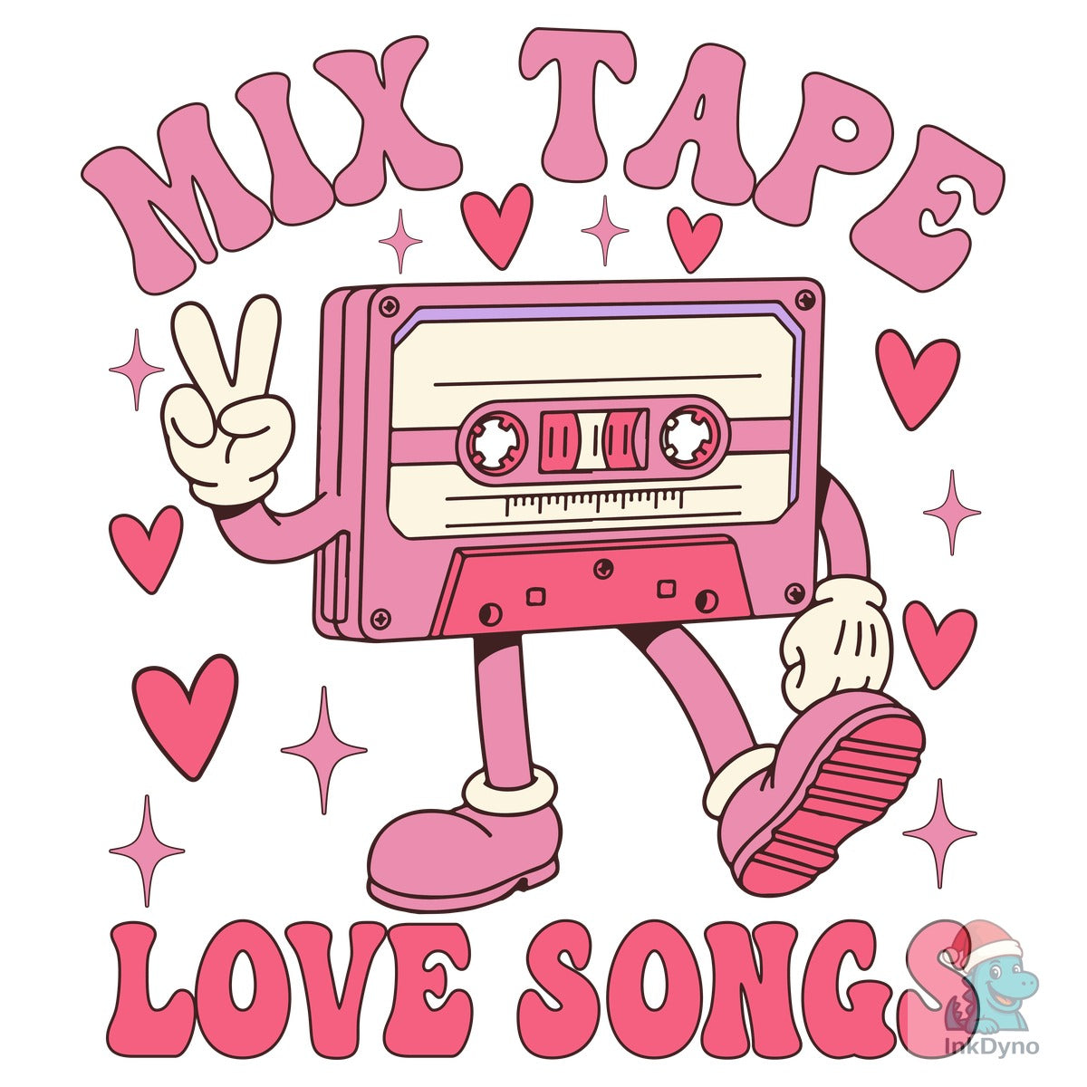 Mixtape Love Valentine's Day T-Shirt