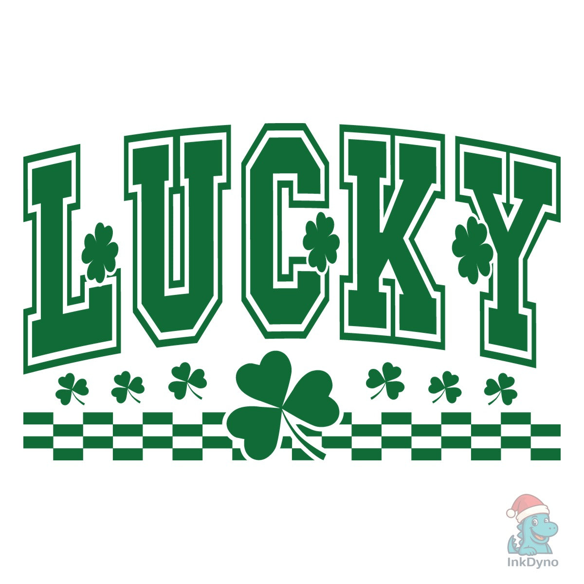 Retro Shamrock Lucky Clover