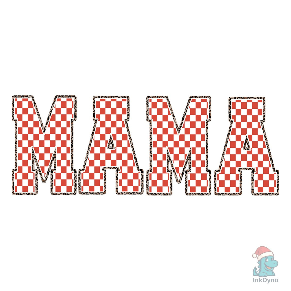 Retro Checkered Mama Varsity Shirt