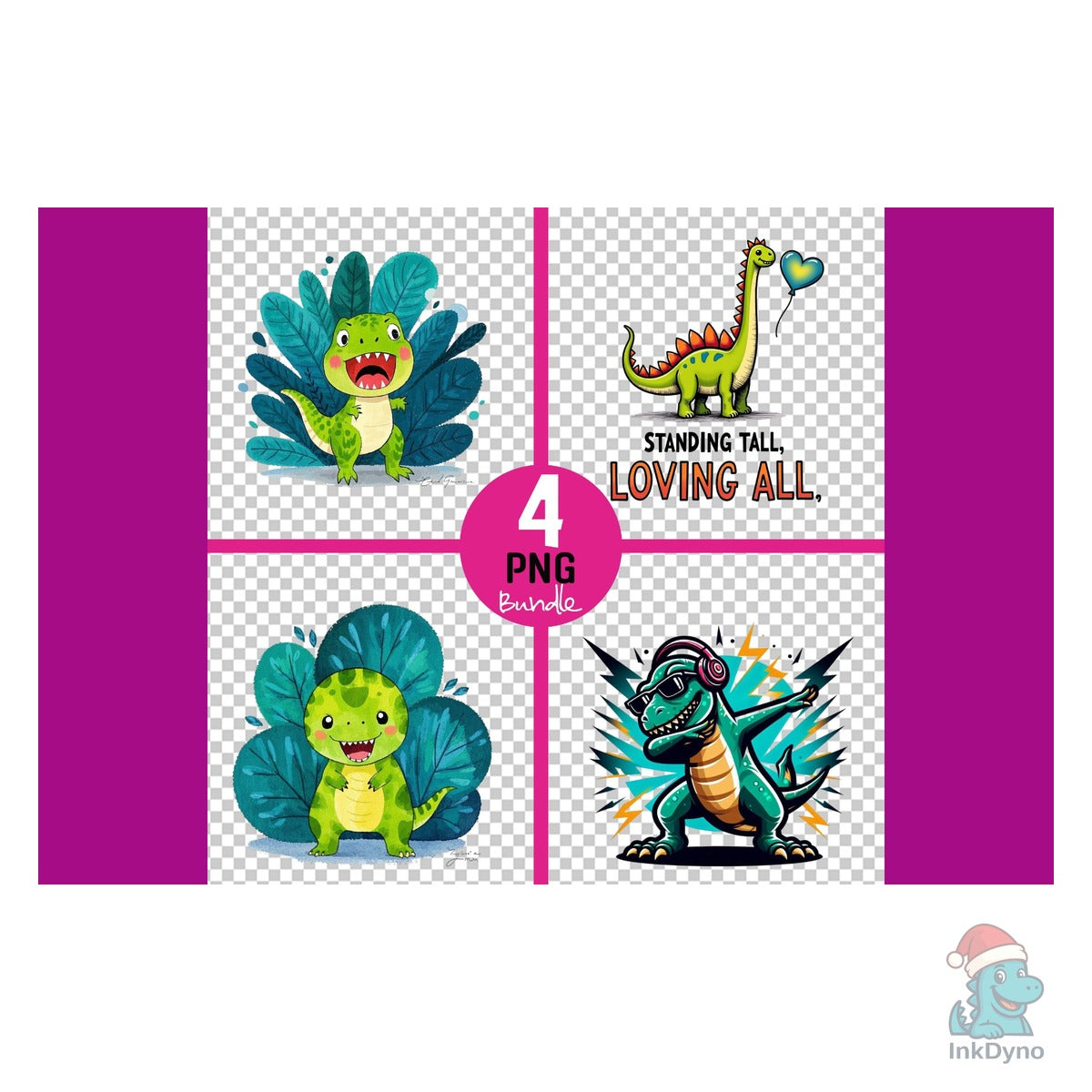 Cute Dinosaur with Fun Designs