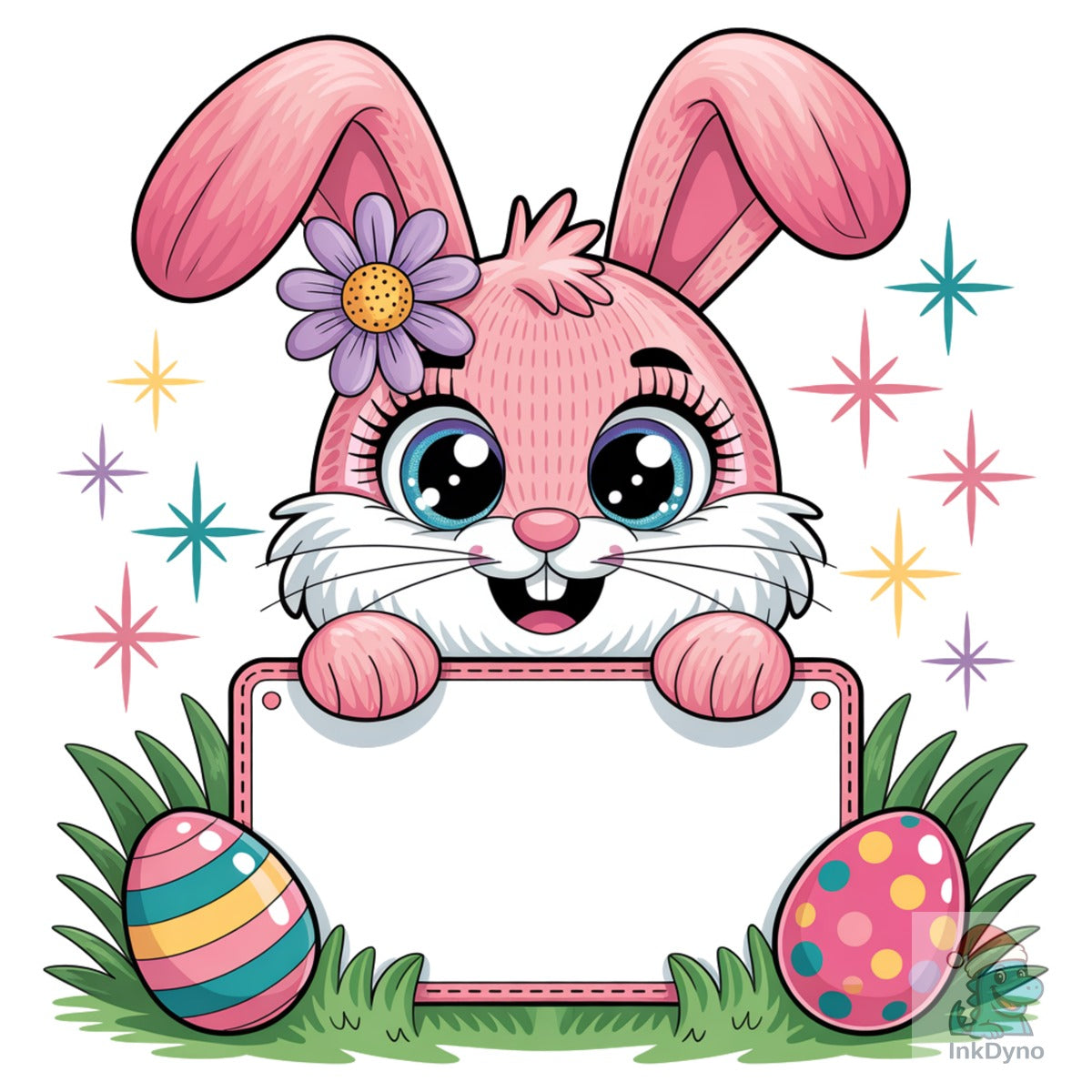 Cute Easter Bunny Frame Design