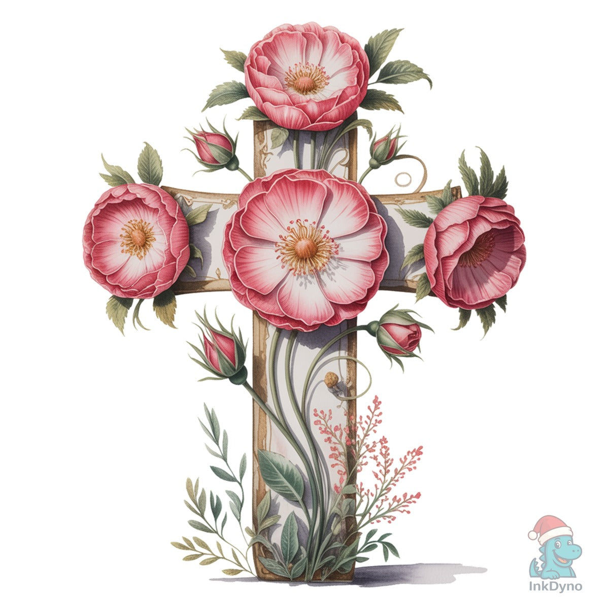 Easter Floral Cross