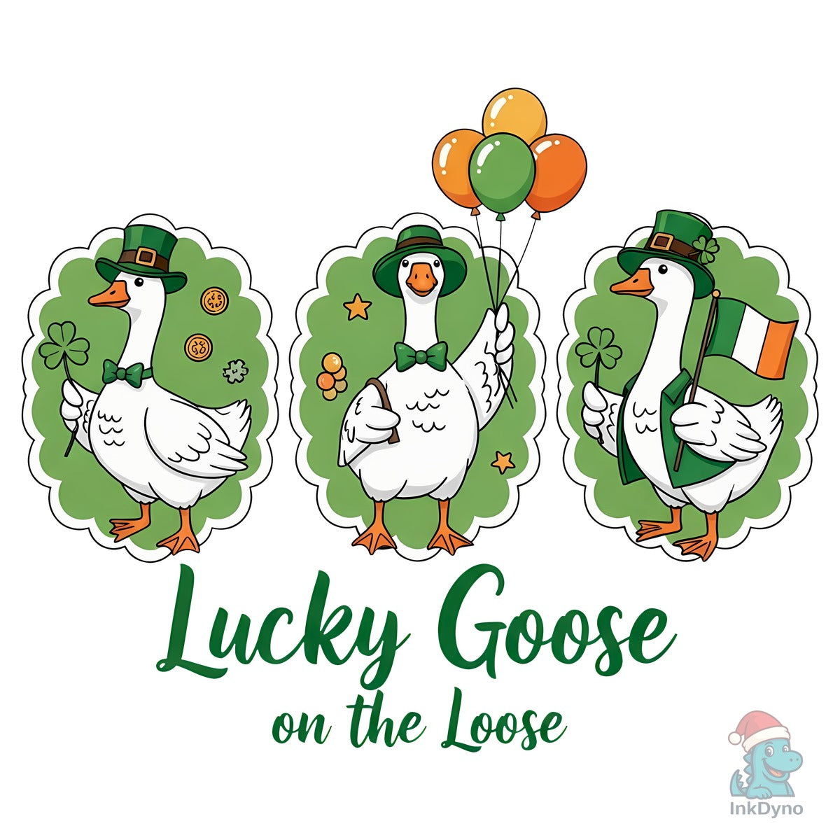 Lucky Goose on the Loose Cute