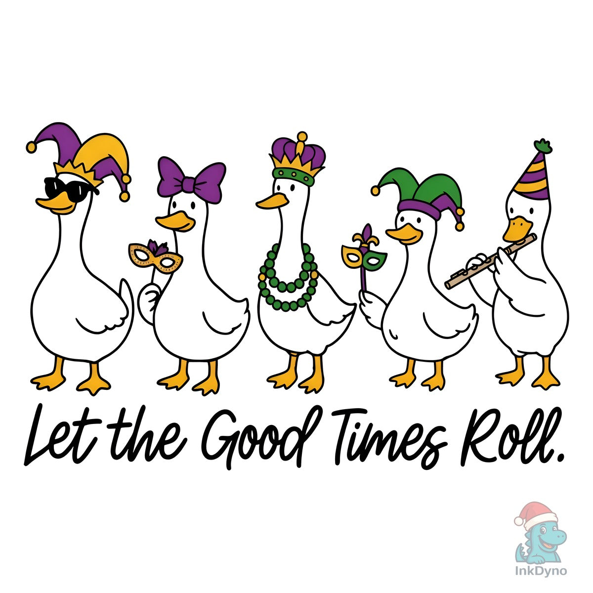 Mardi Gras Party Ducks Carnival