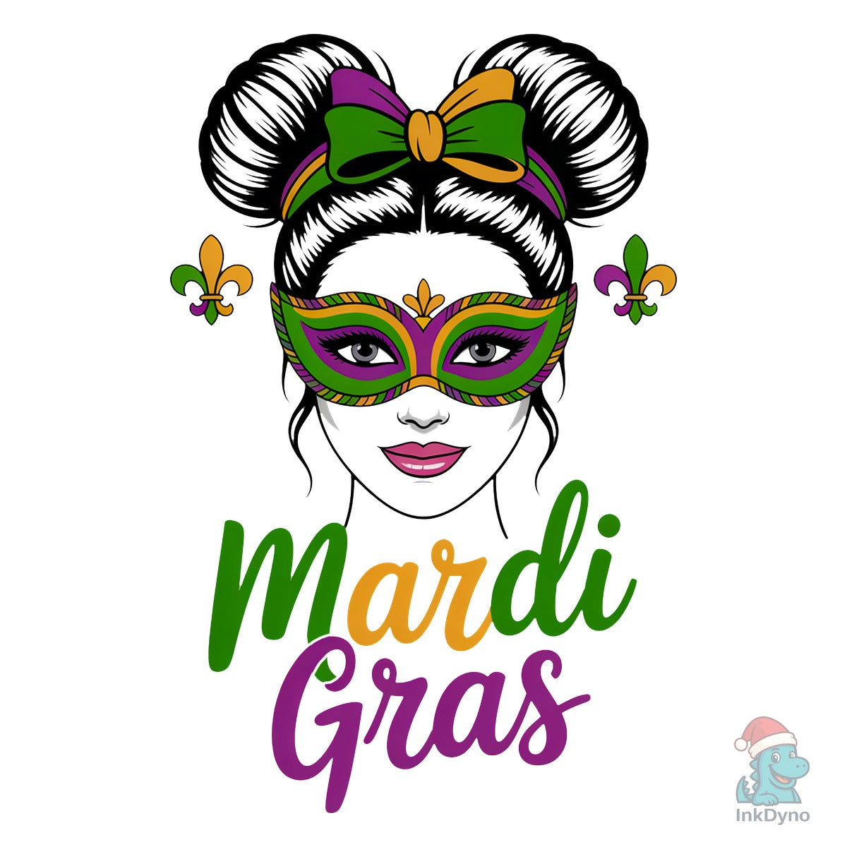 Mardi Gras Woman Mask