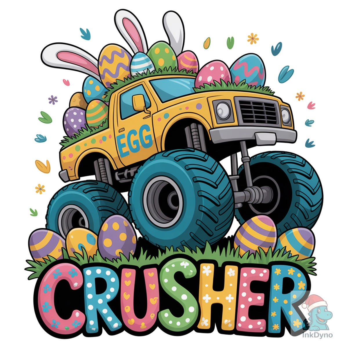 Easter Day Monster Truck Egg Crusher