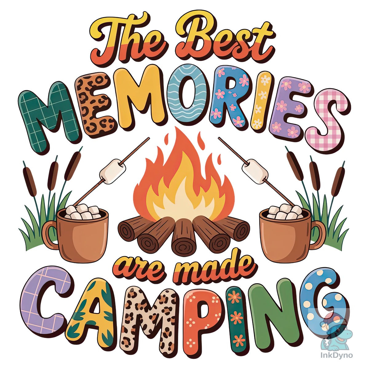 Camping Memories Sublimation Design