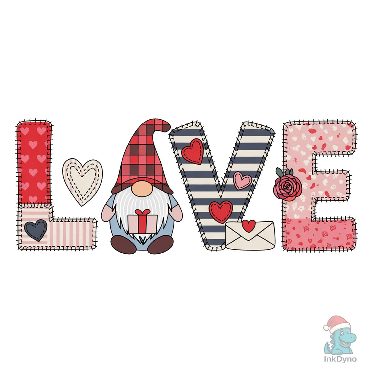 Valentine Gnome Love Valentine's Da
