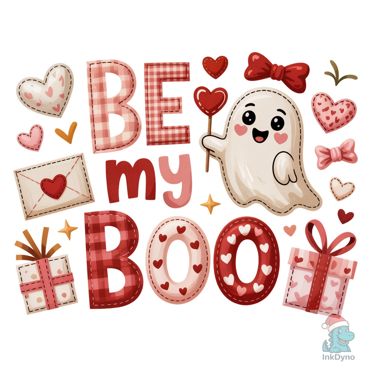 Be My Boo Coquette Valentine Ghost