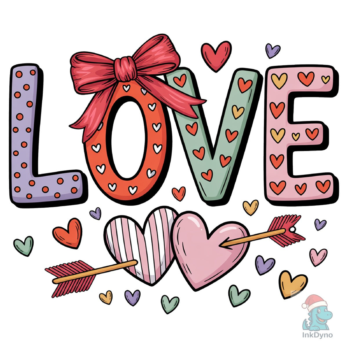 Valentine's Day Love Valentine Bow