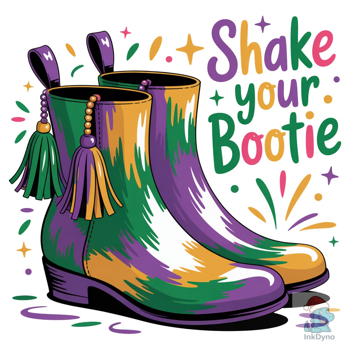 Mardi Gras Boots Mardi Gras