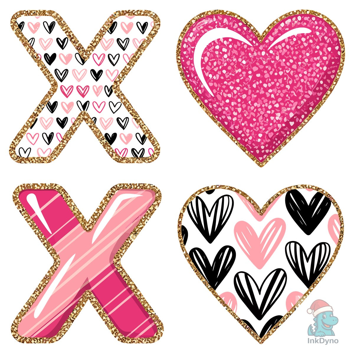 XOXO Love Hearts