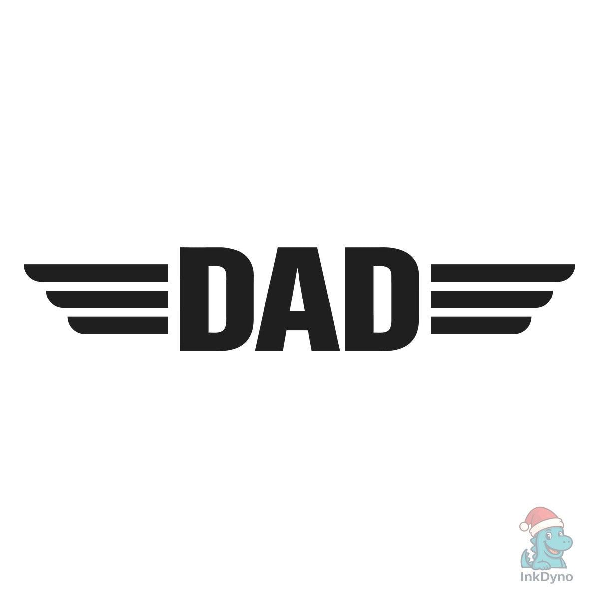 Dad Wings Strong Father Symbol