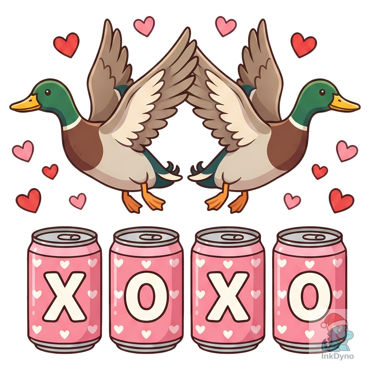 Cute Duck XOXO Valentine