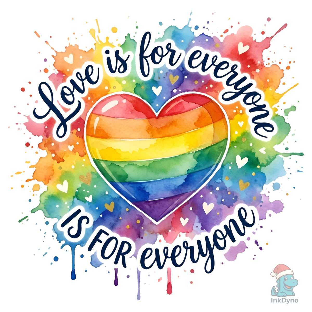 Love is for Everyone LGBT Watercolor