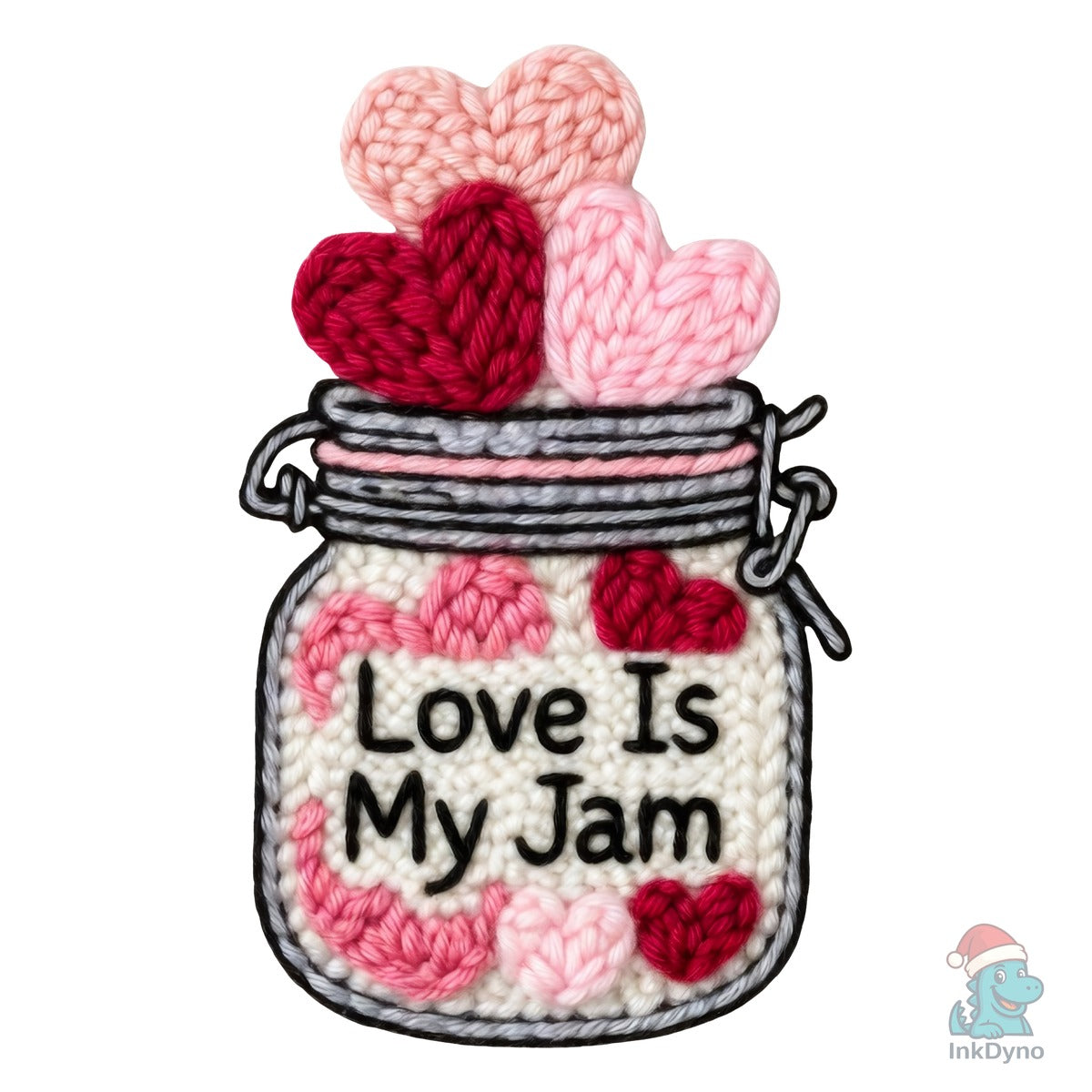 Love is My Jam Valentine Latch Hook
