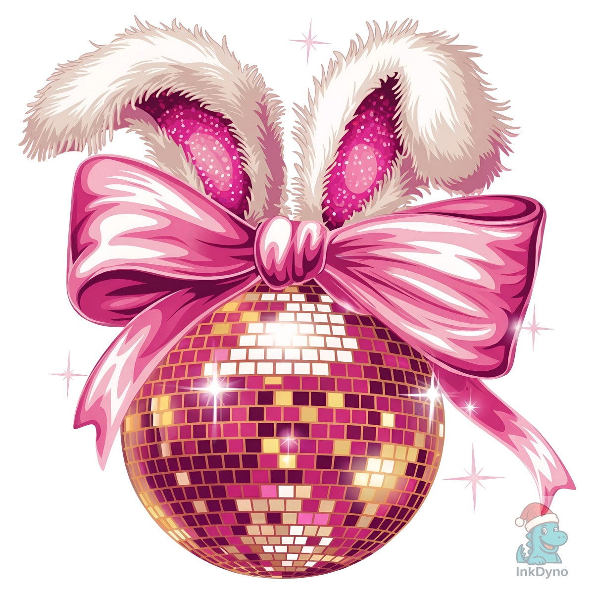 Disco Ball Easter Bunny