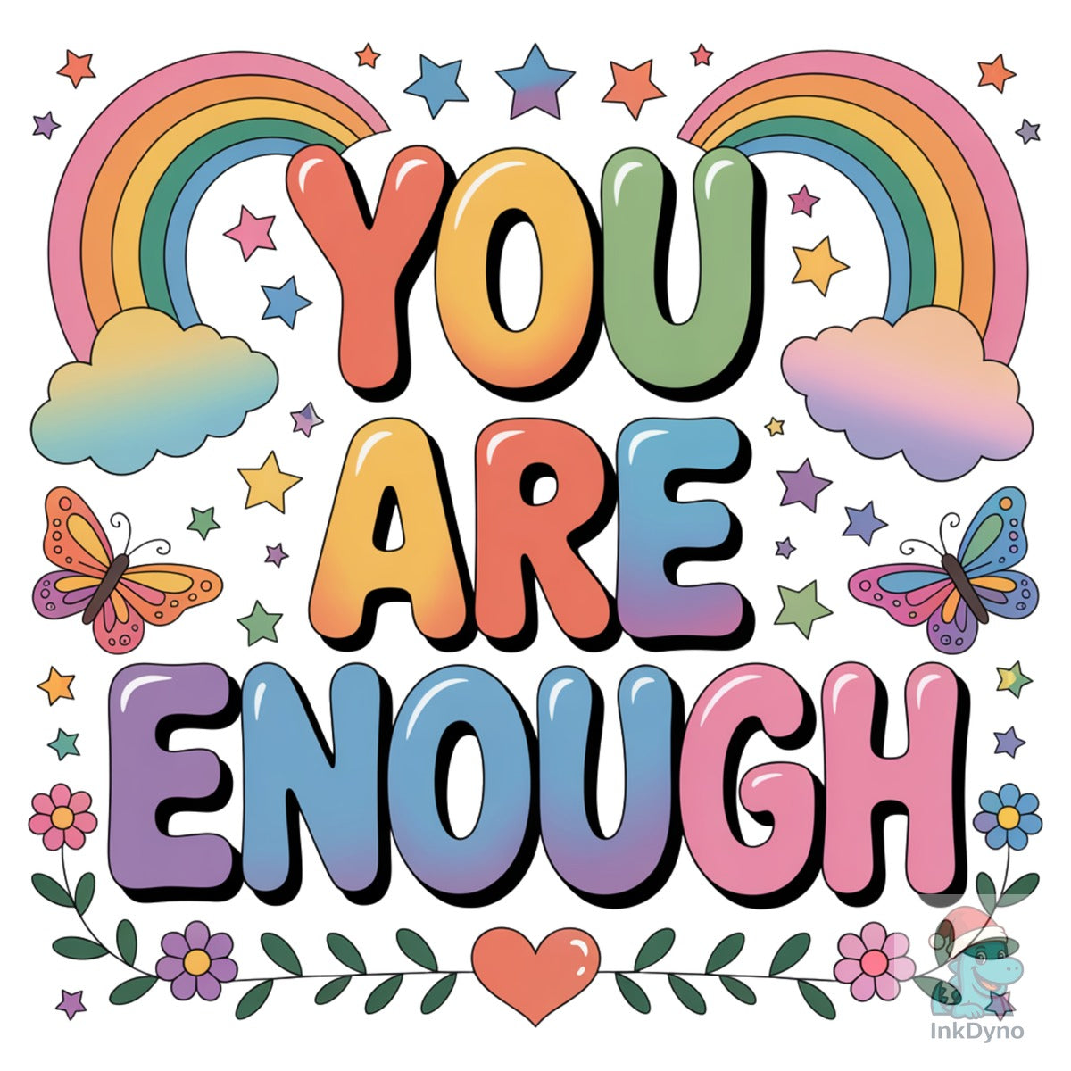 You Are Enough Rainbow