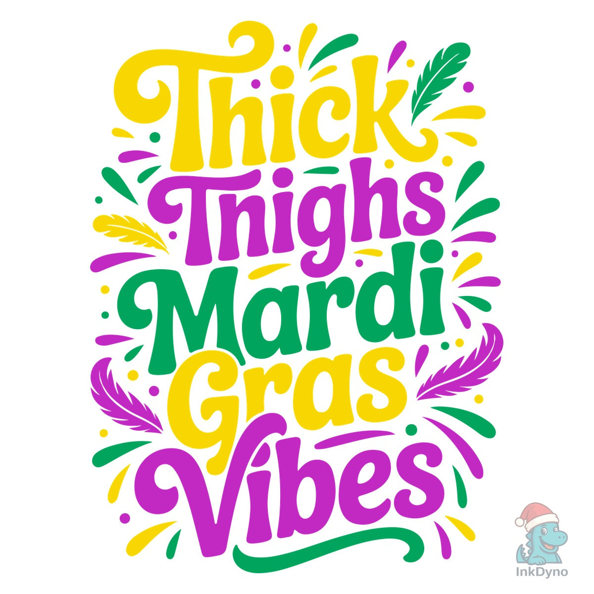 Body Positive Carnival Mardi Gras Tshirt