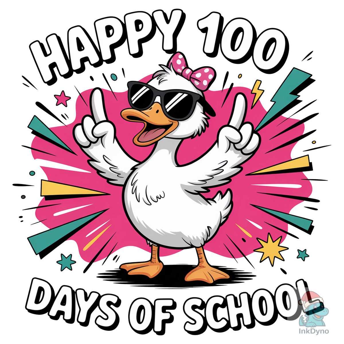 Goose 100 Days of School Teacher