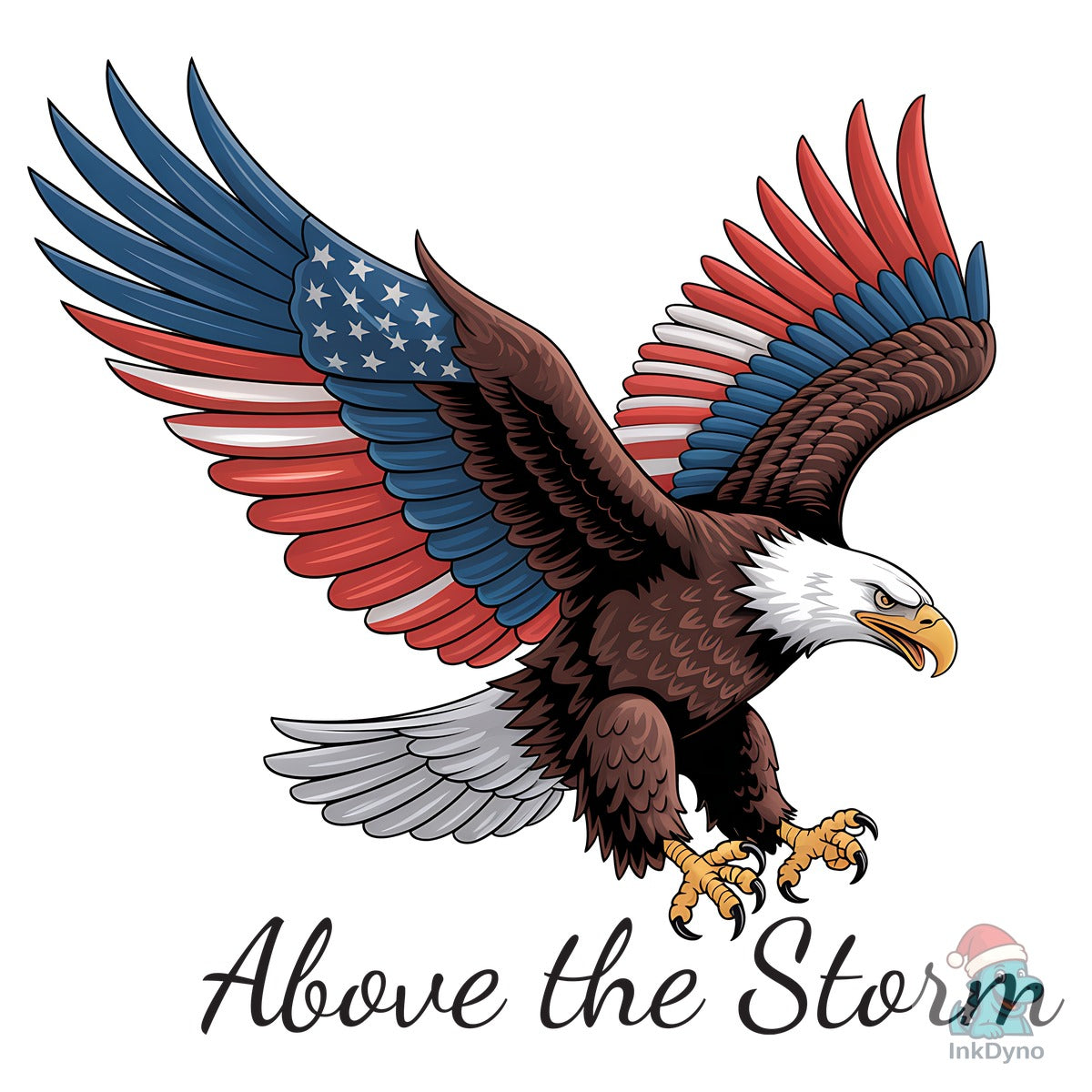 Above the Storm Eagle Patriotic
