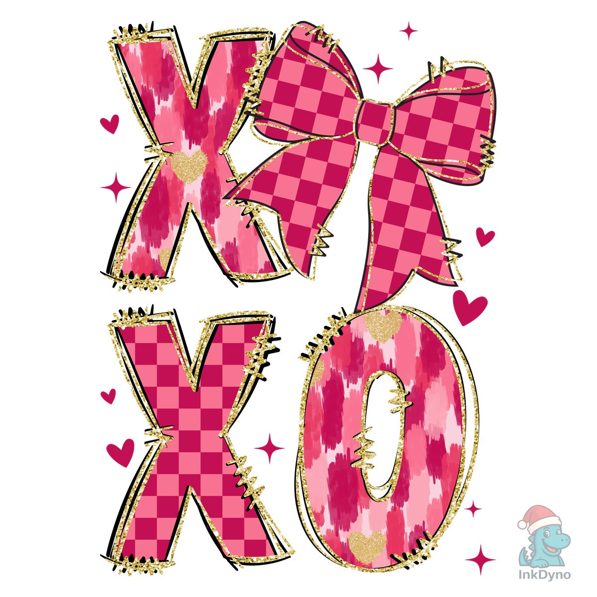 XOXO Valentine Coquette Bow