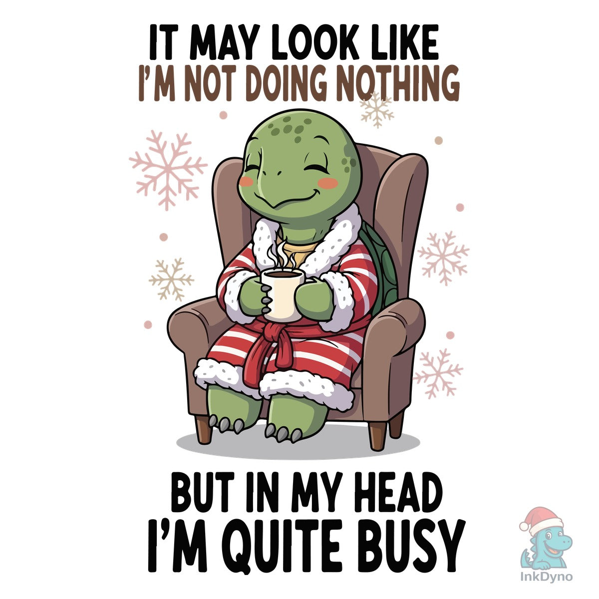Funny Turtle Busy in My Head Quote