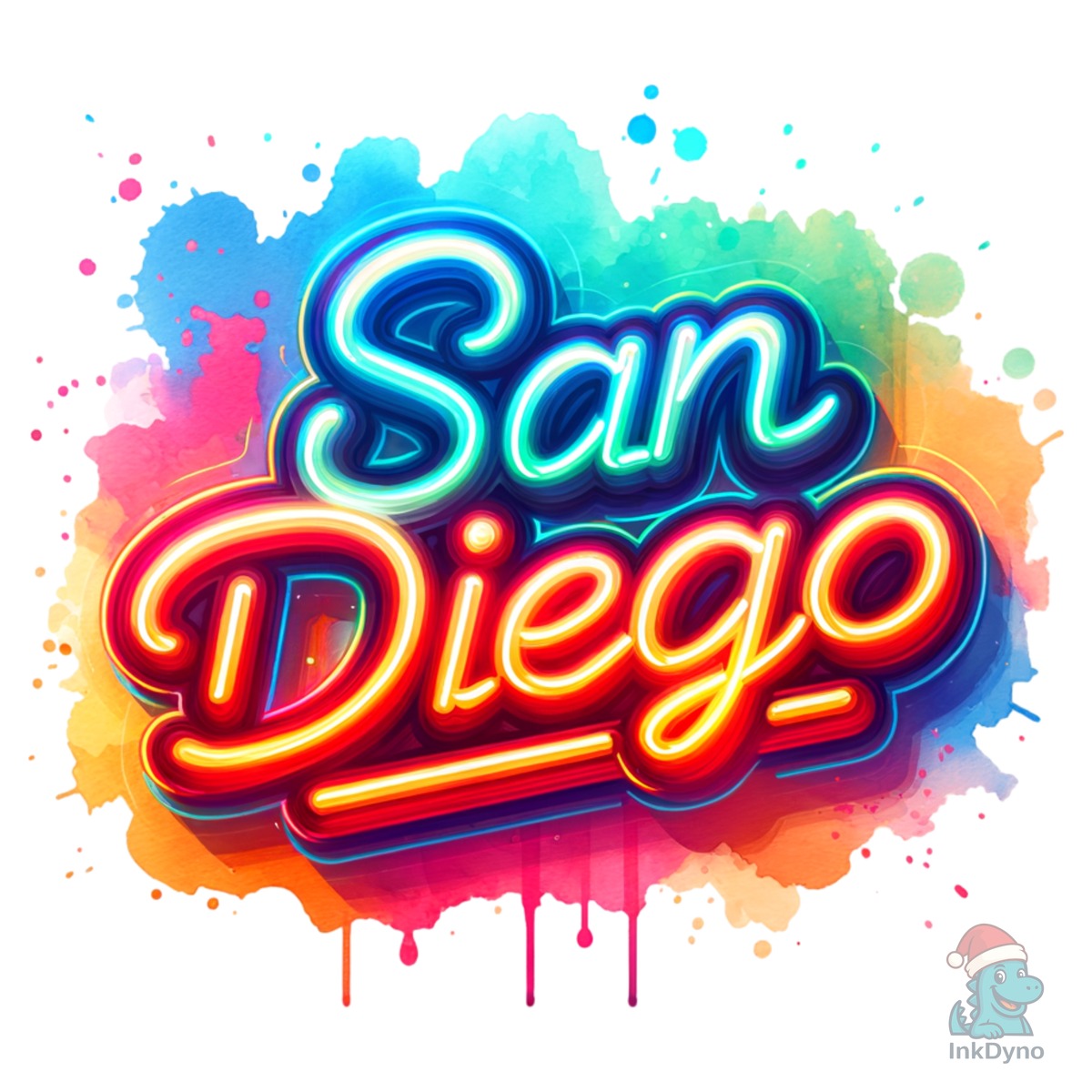 Colorful Neon San Diego