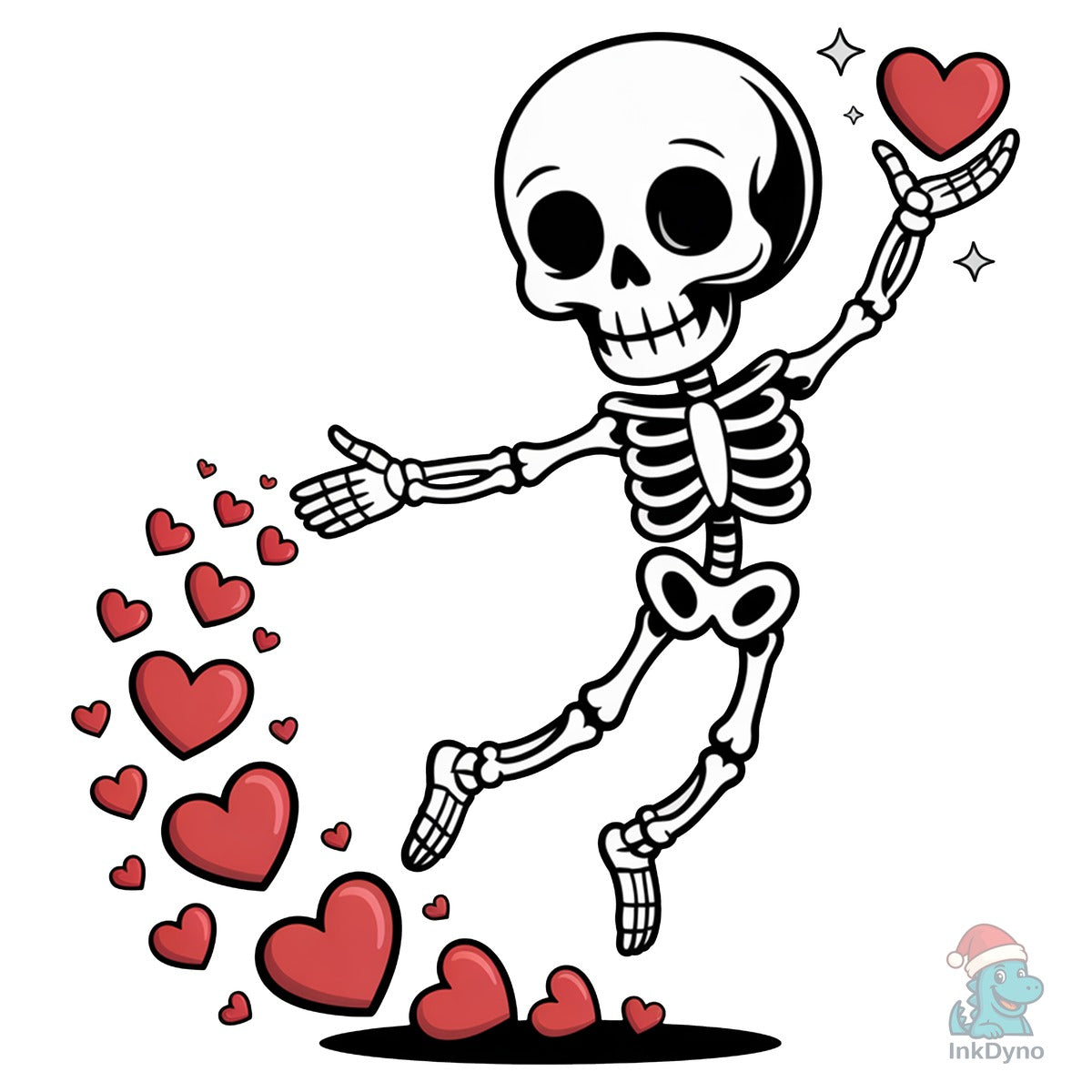 Valentine Skeleton Funny Valentines