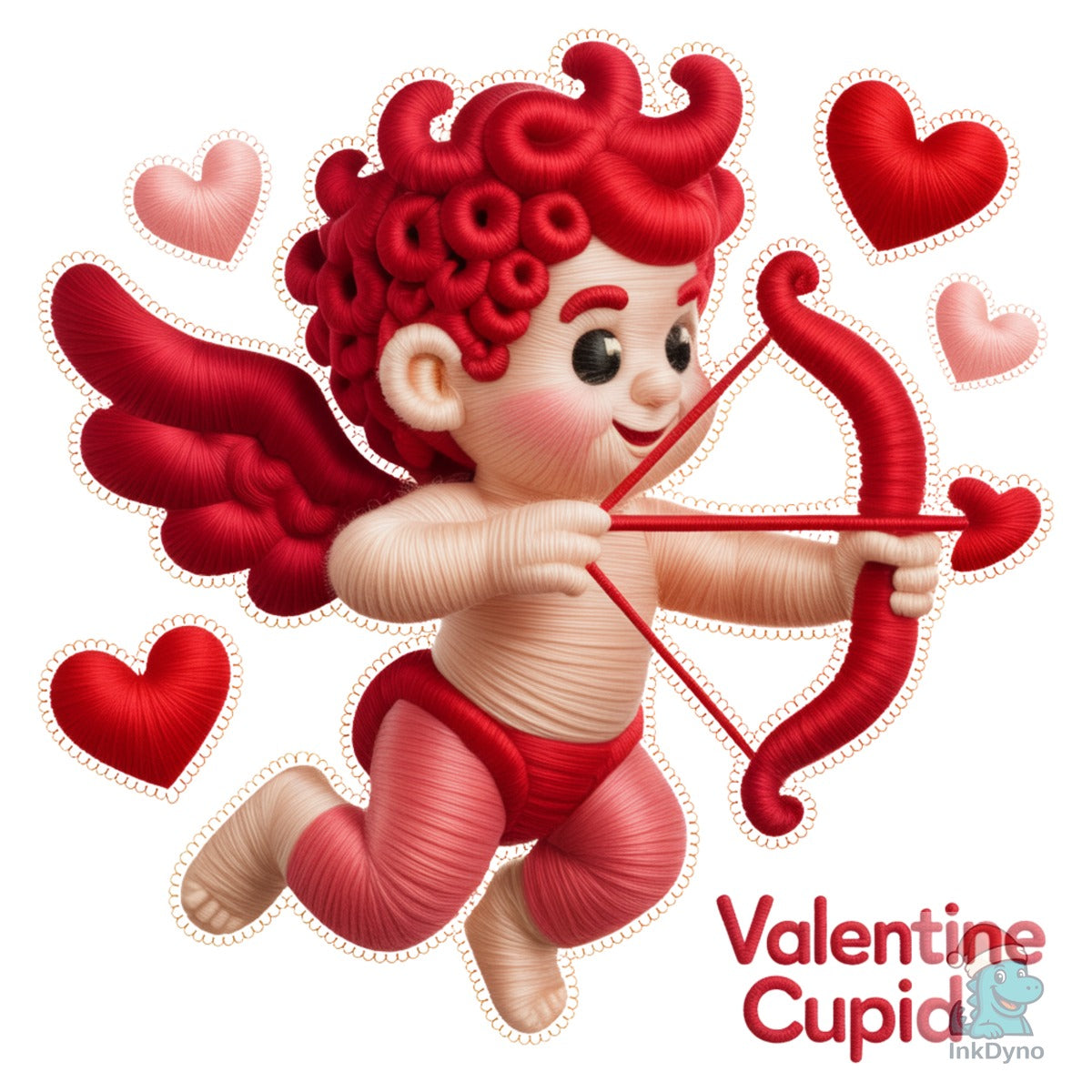 Valentine Cupid Flying