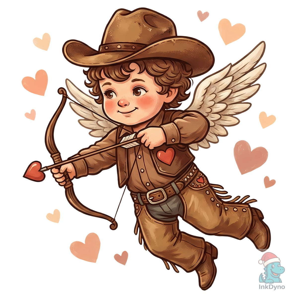 Cute Cupid Cowboy Valentine