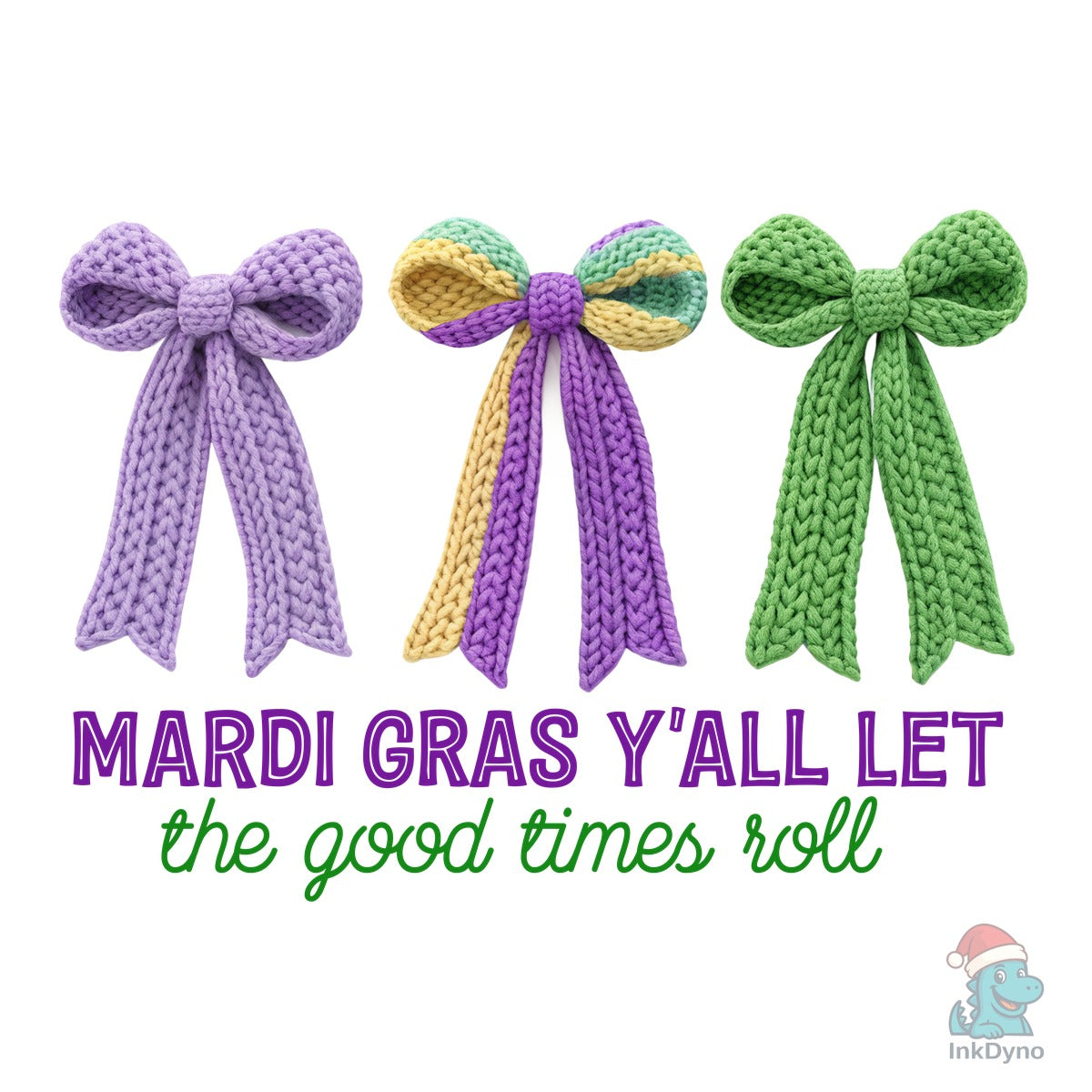 Faux Yarn Mardi Gras Louisiana