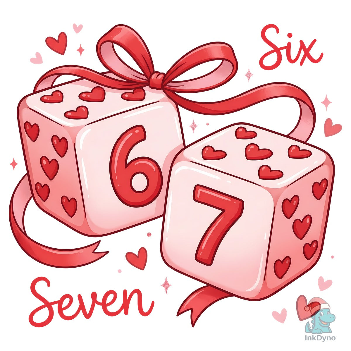 Valentine Dice Six Seven Viral Meme