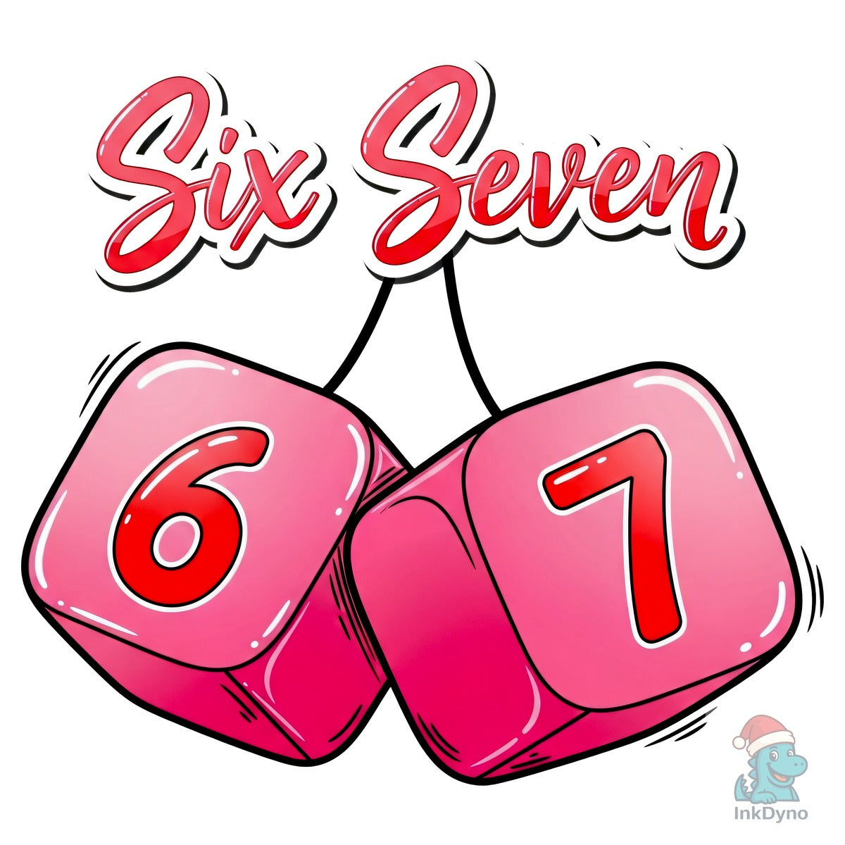 Six Seven 67 Viral Valentine Dice