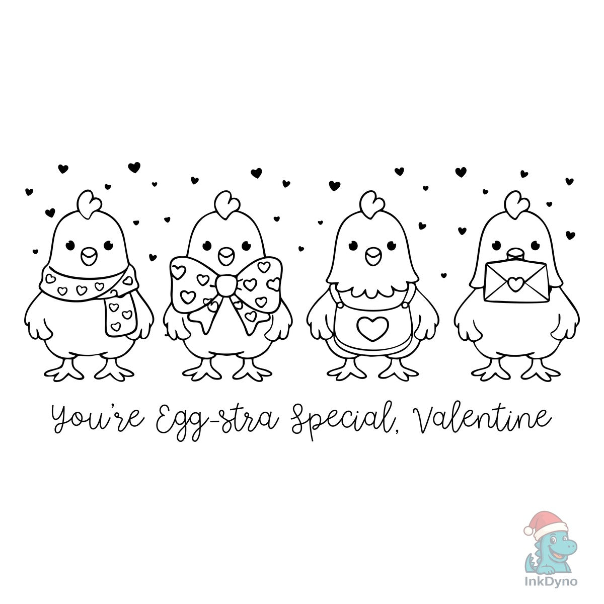Funny Valentine Chicken Cute Hen
