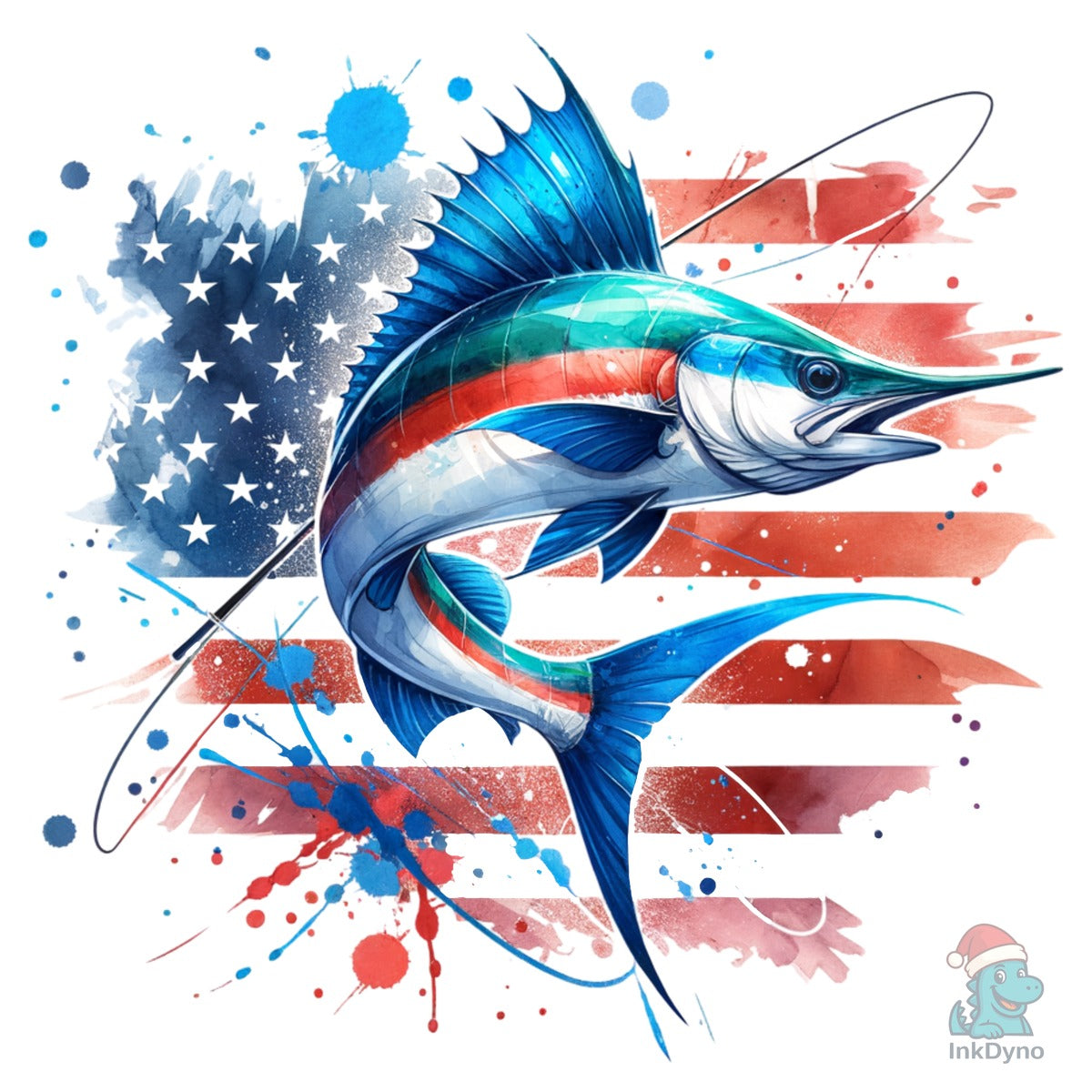 American Flag Sailfish Fishing