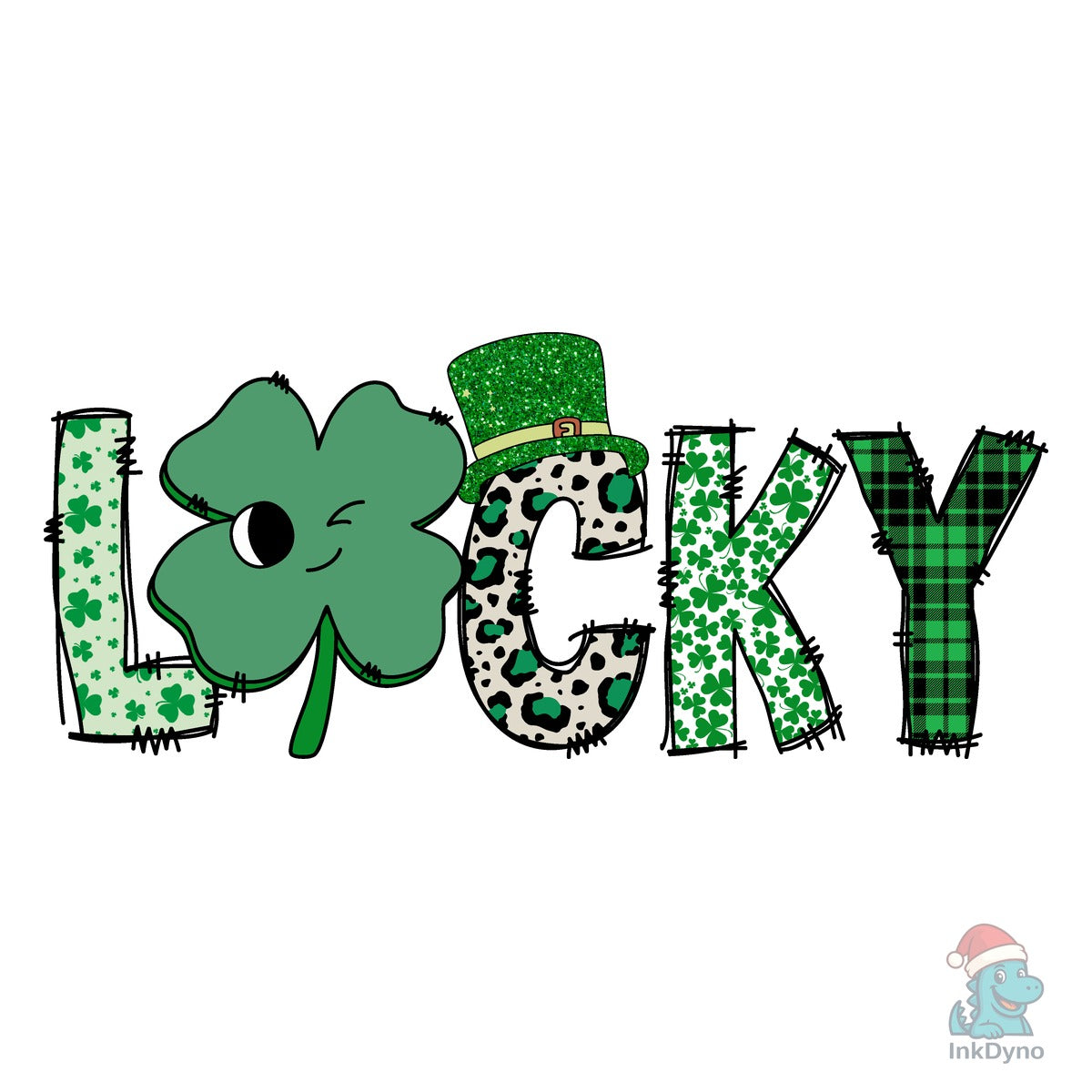Lucky Patchwork Clover
